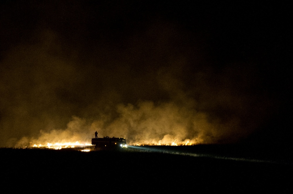 Пожар. Фото Бориса Мальцева