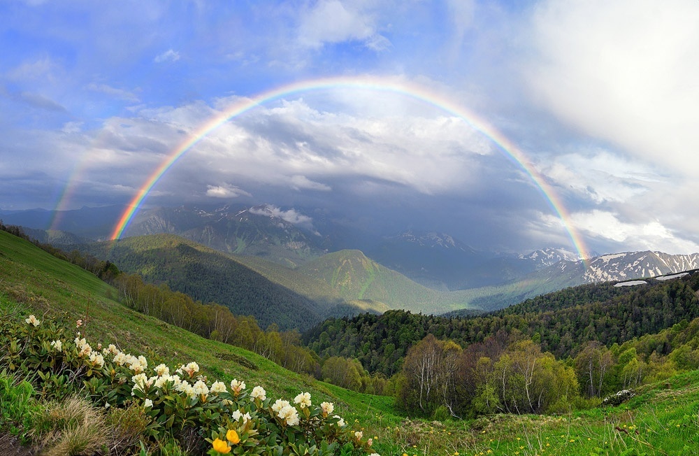 Двойная радуга. Фото Мити Андреева