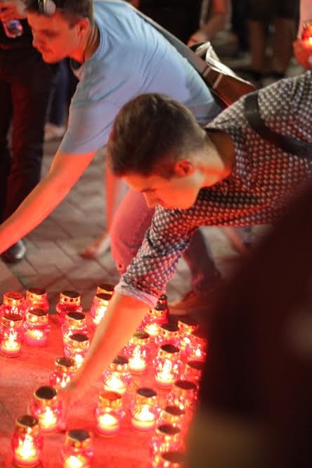 Акция "Свеча памяти" в Краснодаре