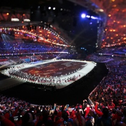 Церемония открытия зимних XXII Олимпийских Игр. Фото Марии Плотниковой. Кублог