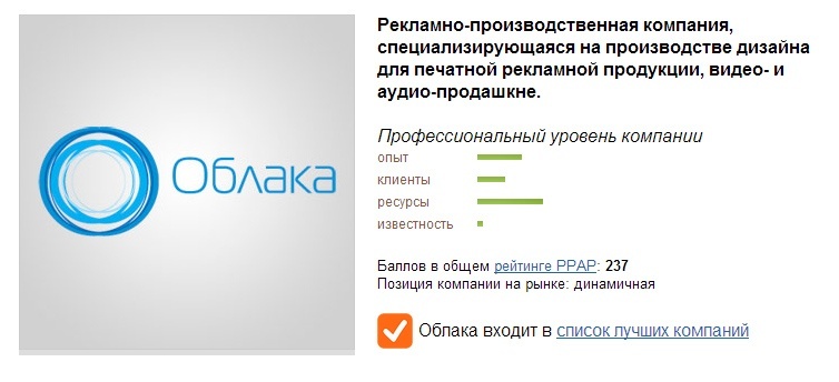 скриншот с сайта http://alladvertising.ru