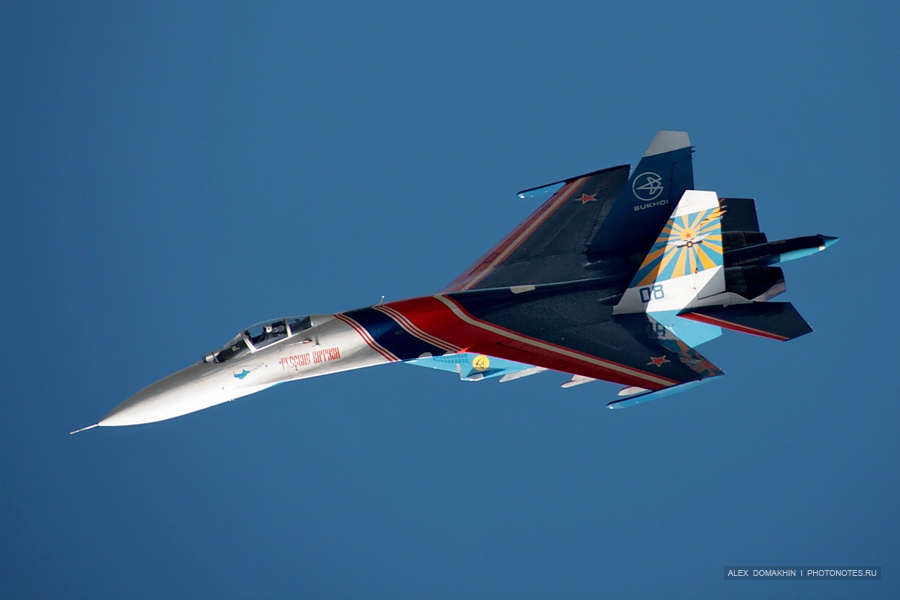 Одиночный пилотаж. СУ-27. &quot;Русские Витязи&quot;