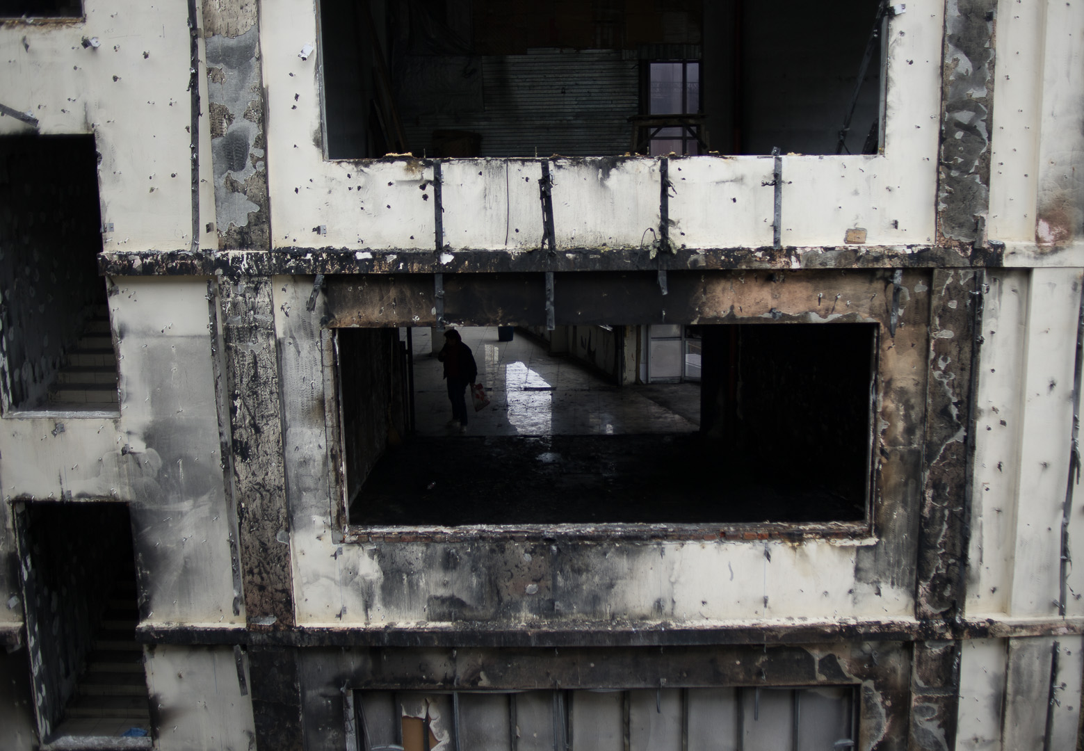 реконструкция здания после пожара.