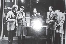 Brion Gysin, William Burroughs, Jean Fanchette, and Sinclair Beiles in Paris, 1959